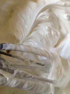 The beauty of uncooked meringue