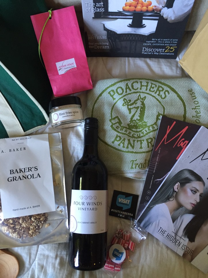 Eat Drink Blog 2015 goodie bag