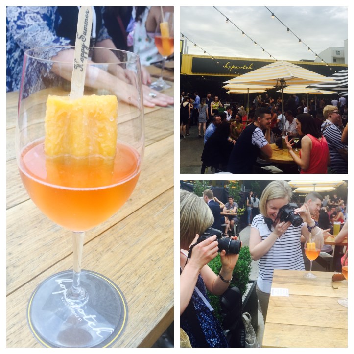 poptails and bloggers at Hopscotch for EDB15